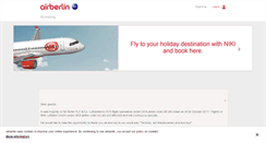 Desktop Screenshot of airberlin.com